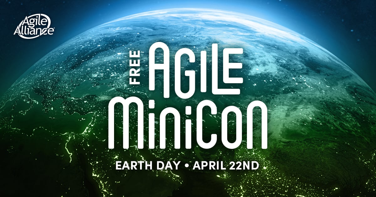 AgileAlliance's tweet image. #AgileMiniCon is a FREE event w/ deep Agile learning with expert speakers, and networking. April 22 is #EarthDay – join us as we celebrate with topical content focused on the practice of #Agile and how it relates to #sustainability and our environment.

agilealliance.org/agile-minicon/