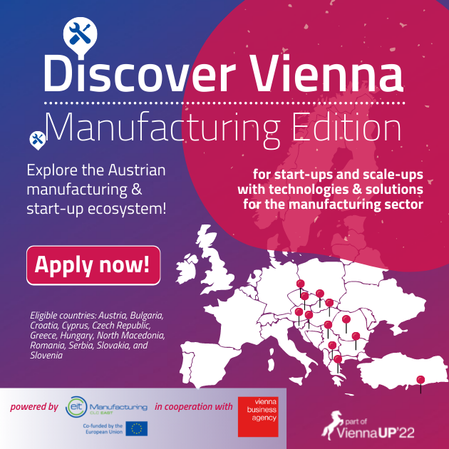 viennaofficeZG's tweet photo. 📢 Hrvatski startupovi i ove godine mogu dobiti priliku upoznati se s bečkim startup ekosustavom u sklopu programa #DiscoverVienna!
📅 od 30. 5. do 3. 6.
#ViennaUP #ViennaBusinessAgency #EITManufacturing #EurocommPR #startups
Prijave i više info 👉 https://t.co/nBvmS4fyc8 https://t.co/Lajht2tr6K