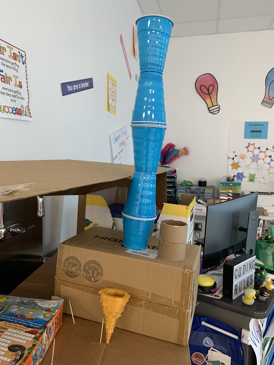 lizandjerm's tweet photo. Engineering ✅ Coding ✅3D building ✅ core-content related ✅ While the CS room looks like a natural disaster 🌪🔥☃️🌧 there is some exciting learning happening!! #whatarewebuilding #iteachcode #dreamjob @starkeyranch_k8 @PascoCTE  @bobbistarlin https://t.co/3SHR6gQJvL