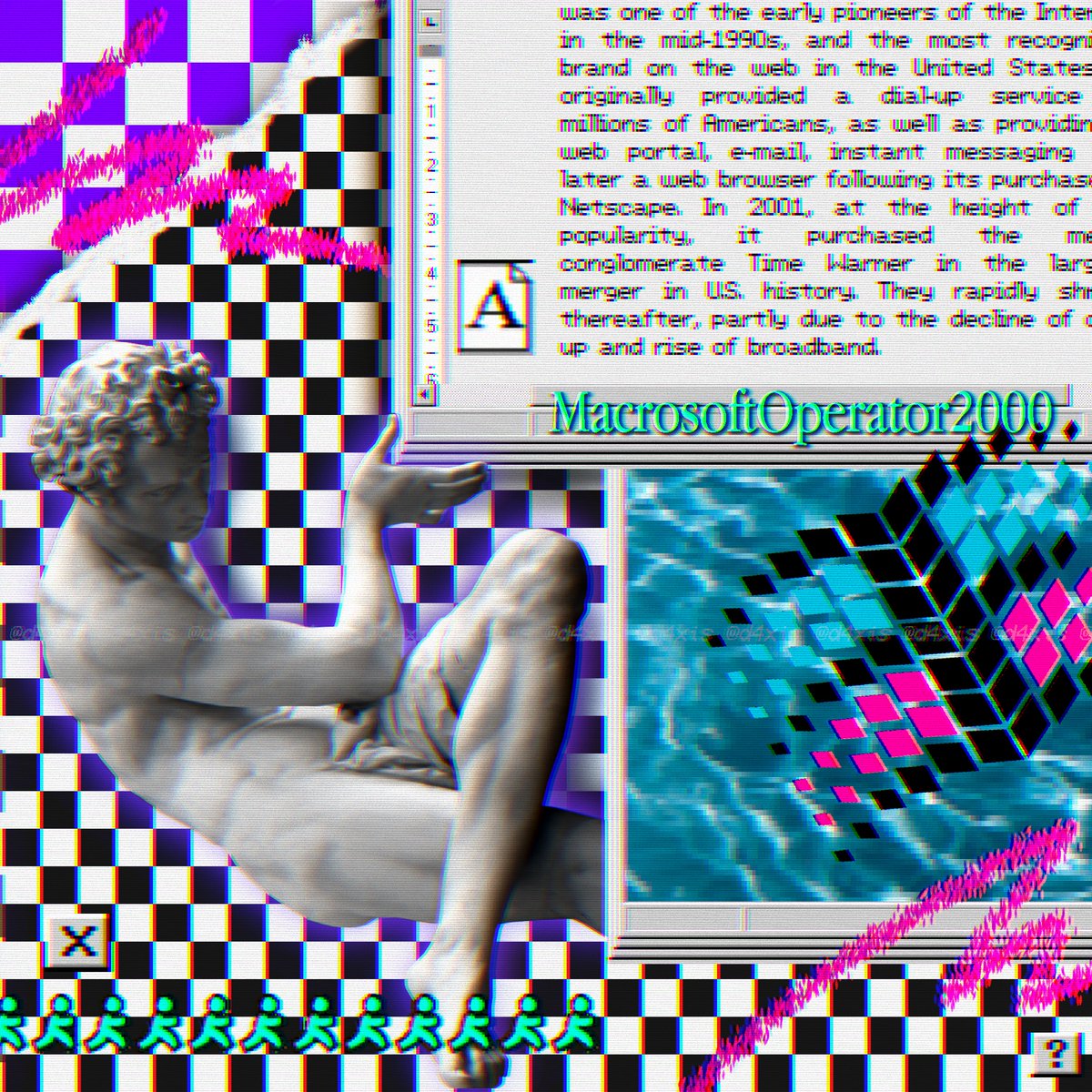MaryFormankova's tweet photo. new art #aesthetic #vaporwave #macrosoftoperator2000 #MO2000 https://t.co/w2ERunyy8s