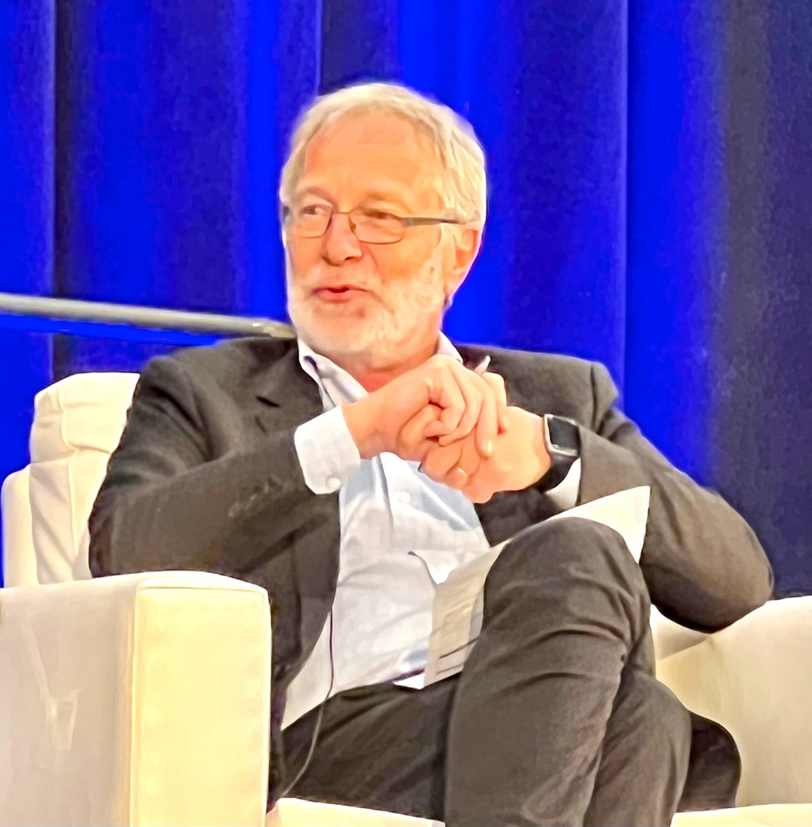 Battelle's tweet photo. #Climate22 panel @NREL Director Martin Keller moderated a discussion between Francis Wiese @Stantec John Grunsfeld @SciAstro Bill Easterling @penn_state. To accelerate innovations in decarbonization, convergent sciences can help predict a resilient Earth Systems Model. https://t.co/y1G1mXqP3P