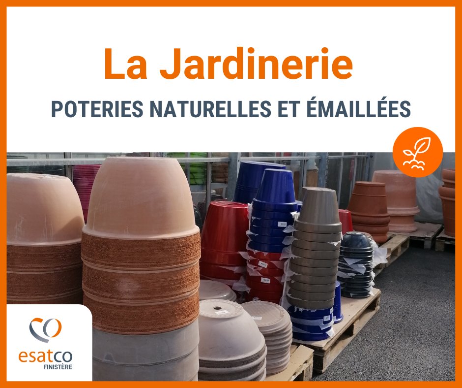 esatco29's tweet photo. [🪴PLANTES ET POTERIES🪴]

De belles poteries naturelles et émaillées sont disponibles dès maintenant à la Jardinerie de Guipavas !

À très vite !😊

📍 Rue de la communauté
29240 GUIPAVAS
☎ 02 98 89 86 29
📧 jardinerie.guipavas@esatco29.fr

#esatco29 #poteries #pots #jardinerie https://t.co/IPAGbEKR6L