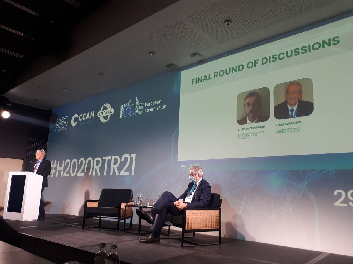 Final session of the #H2020RTR21  conference on road transport research @#EUTransportResearch @ERTRAC_EU @2Zeroemission  @CCAM_EU