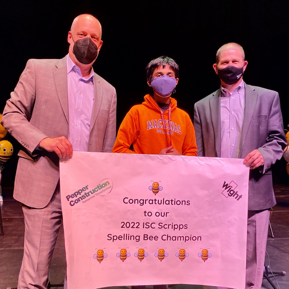 C-O-N-G-R-A-T-U-L-A-T-I-O-N-S to the participants of last night’s 12th Regional ISC <a href="/ScrippsBee/">Scripps National Spelling Bee</a> Championship and best of luck to the winner from  @d15schools as he advances to the National Competition.
We had so much fun as co-sponsor of this event with @pepperconstruction.