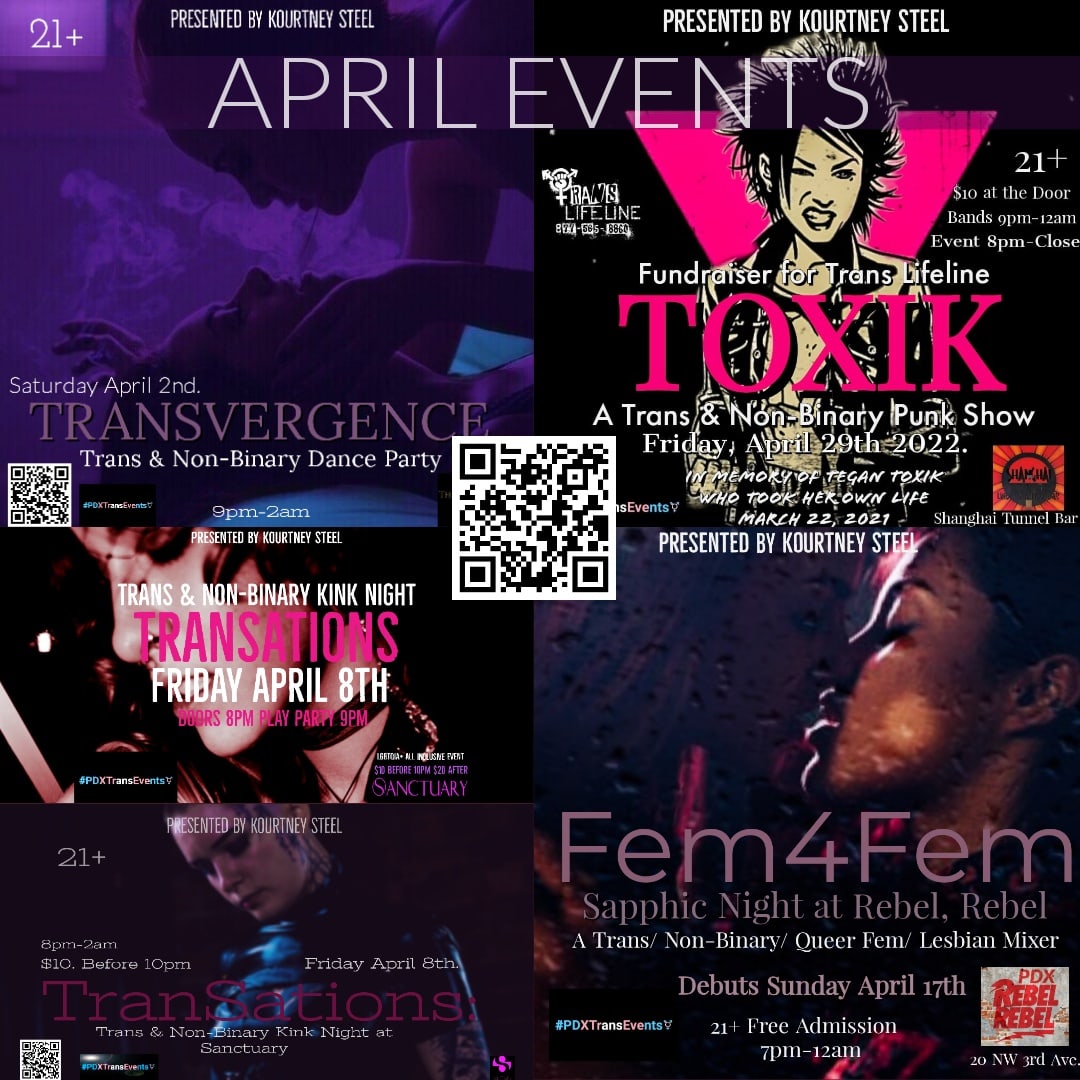 April Calander of events