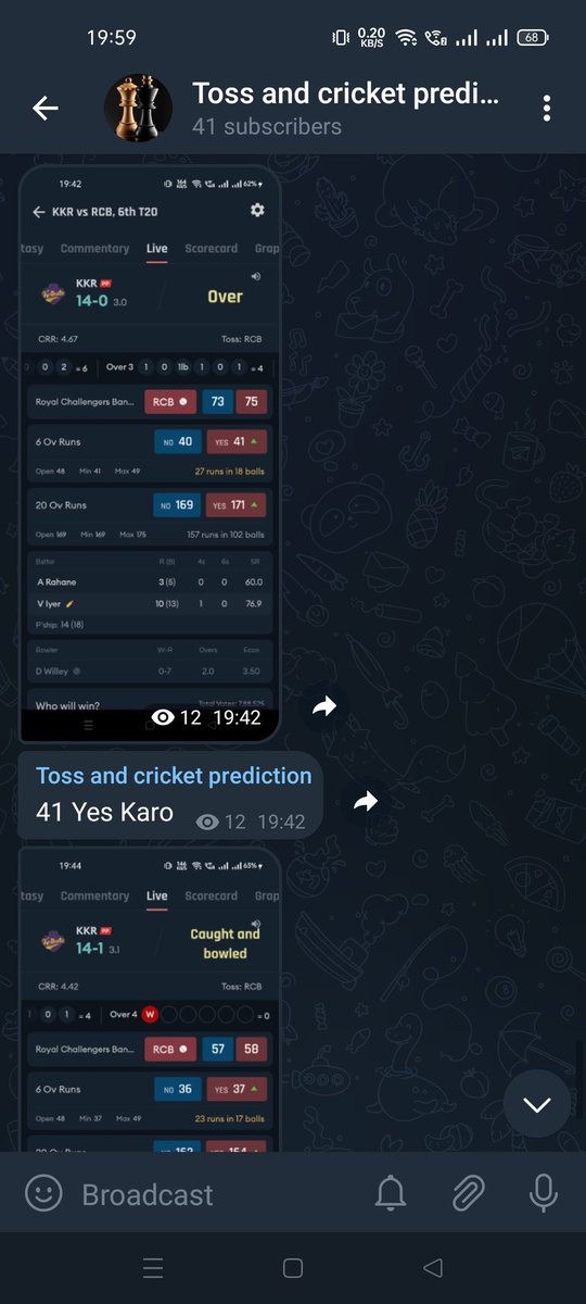 TossCricket's tweet photo. Congrats 🎉🎉🎉
2 session pass✓
FREE Free Free
#KKR power Play Session pass✓
FREE session on my telegram channel
https://t.co/WAPPwEhjCC
#session #Sessionprediction #Matchprediction #Toss #Match #cricketlovers #Predictionmaster
Interested people whatsapp me
9119660591 https://t.co/8ouD6Mgzuj