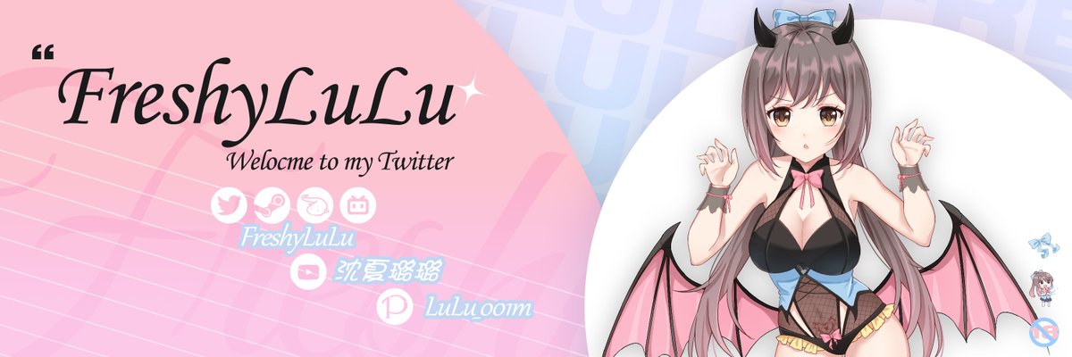 更新了Twitter的Banner：
原来的                       ->                            现在的 https://t.co/V4tmWl1fCG