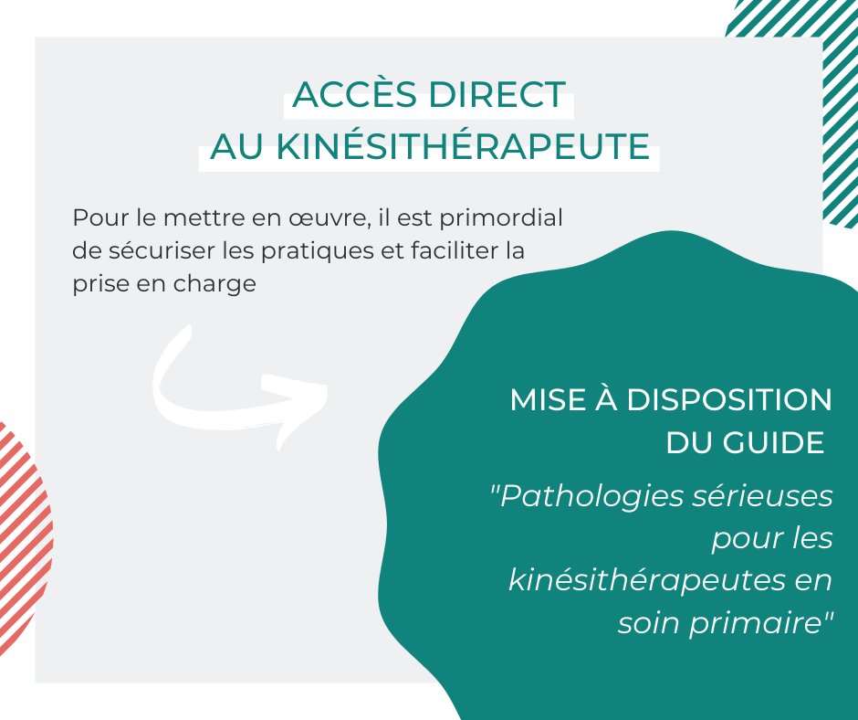Sécuriser les pratiques et faciliter la prise en charge des patients : c’est tout l’objectif du guide des pathologies sérieuses pour les kinésithérapeutes en soin primaire, produit par la <a href="/NHS/">@NHS</a> et téléchargeable ici 
ordremk.fr/wp-content/upl…
#AccèsDirect 
#KinéActeurDeSantéPublique