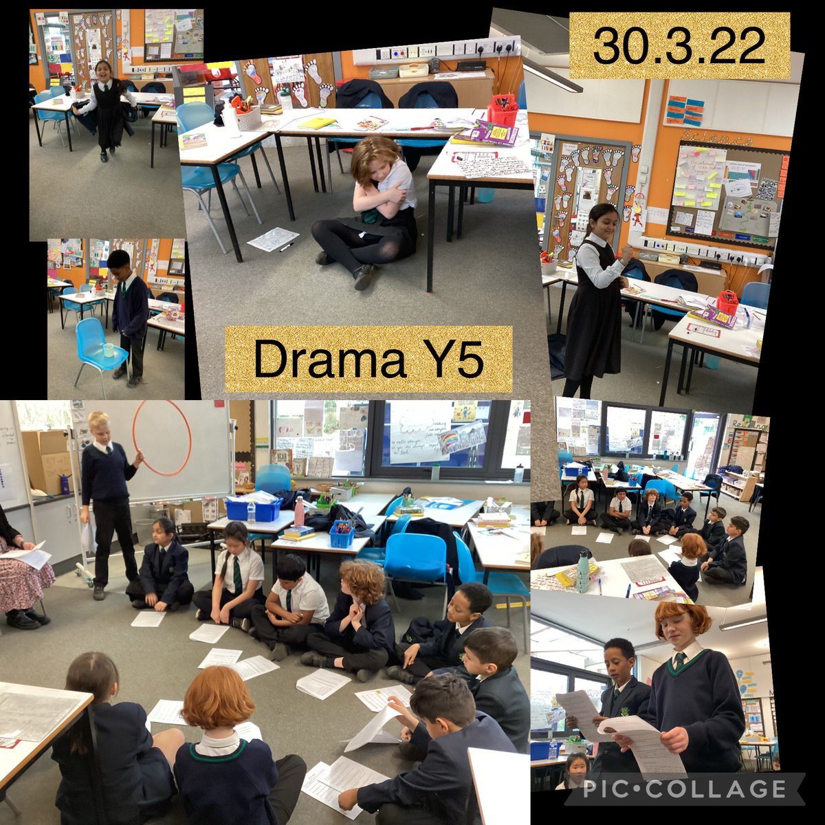 Mime, vocals and following direction followed by another script editing session. 1 more lesson until performance! 🤩<a href="/BrightFuturesET/">Bright Futures Educational Trust</a> @Year5tLTPA @Year5tLTPA #enrichment