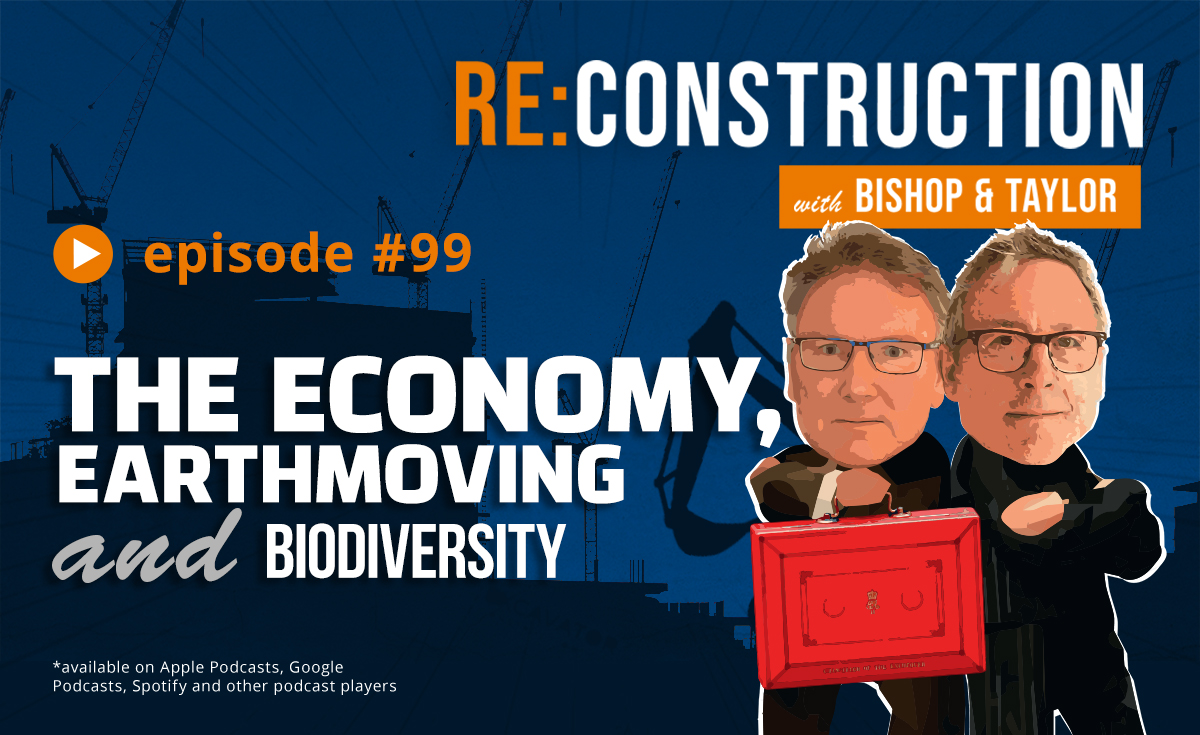 TCIndex's tweet image. NEW episode! Bishop &amp;amp; Taylor mull on the chancellor’s #SpringStatement2022 , the #earthmoving industry and #biodiversity net gain… along with a few of their usual detours, of course! bit.ly/ReConstruction

#construction #podcast #constructinoindustry #listenonline #NEW