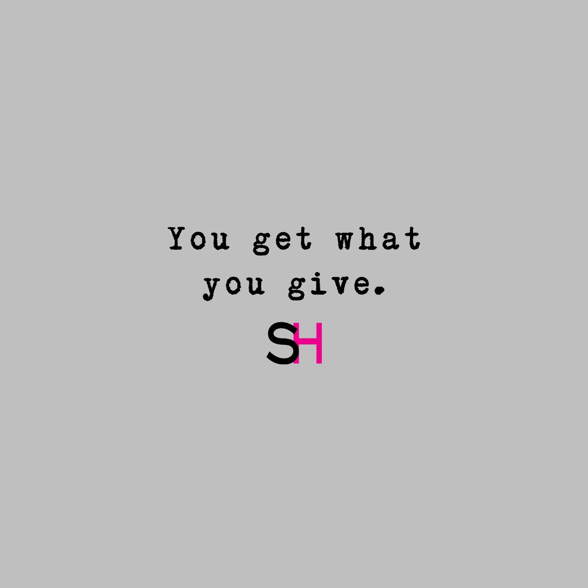 SharpHeels's tweet photo. You get what you give.
#Sharpheels #WednesdayWisdom #LearnToGive #Motivation https://t.co/U0RoepY3iW