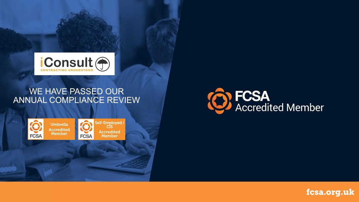FCSA_org's tweet photo. Congratulations to everyone at @iConsultPEO for successfully passing your FCSA annual accreditation assessment.

You can find out more about them here:

https://t.co/kkYEFKV5Wl

#umbrella #selfemployed #cis #fcsa https://t.co/9sWQ1hI3rT