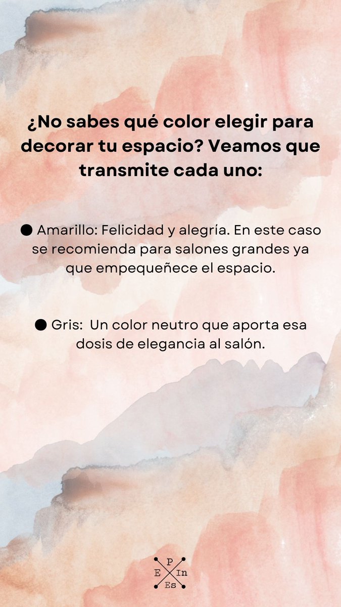 EstepaInterior1's tweet photo. ¿Qué transmite cada color?😍 https://t.co/QFPbppuT98