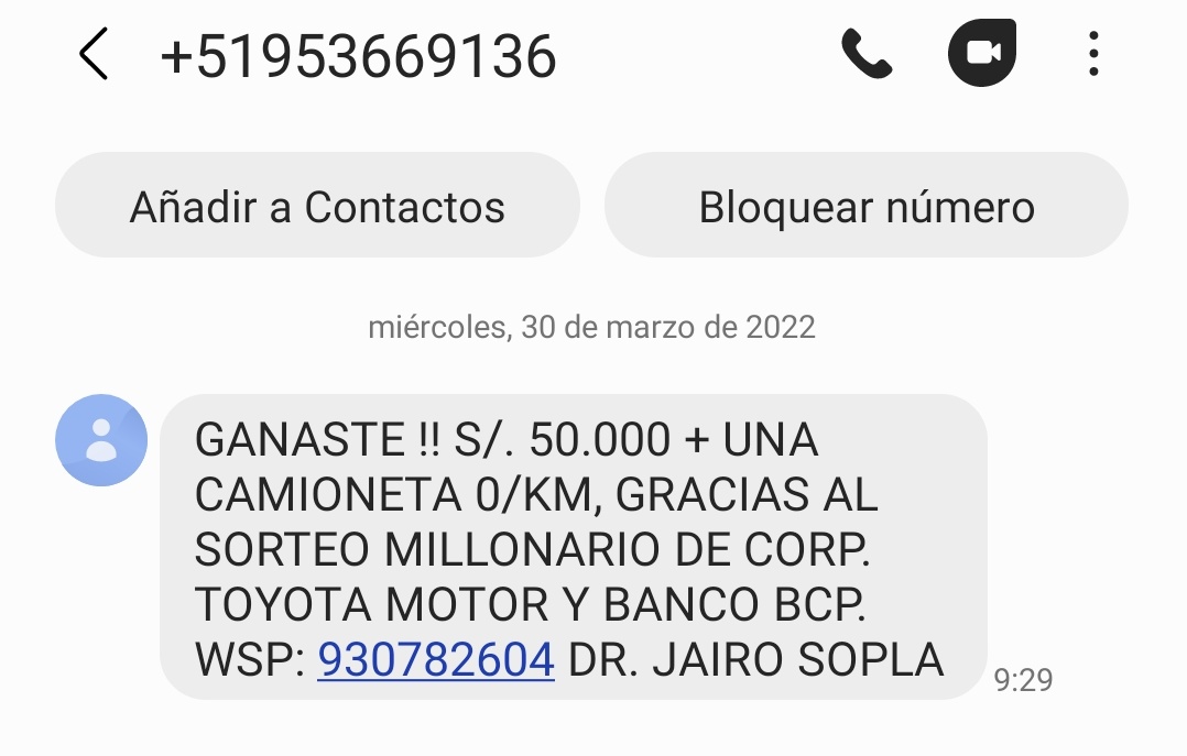 LisbethMilag22's tweet photo. He conseguido entradas y me acaba de llegar este SMS. ¿Será mi día de suerte? Iré a comprar una tinka  🤣 #daddyyankee https://t.co/Ca6DyUavGj