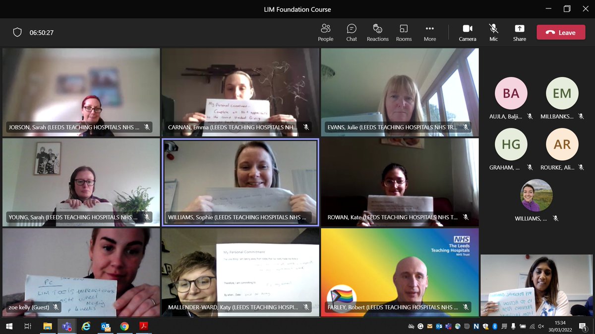 KPOLeeds's tweet photo. The fabulous cohort from todayโs Foundation #Leedsimprovementmethod course at @LeedsHospitals with facilitators Sophie Williams and @nilam_jadav Personal commitments from our participants to drive forward improvement work. #Leedsway https://t.co/Y2BIa0SScV