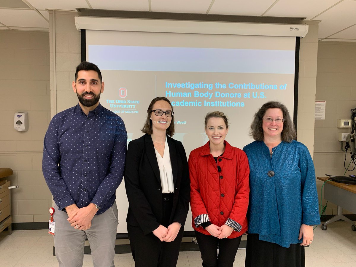 Proud advisor moment! Well done <a href="/TaylorBWyat/">Taylor Wyatt</a> on successfully defending your thesis!

Stay tuned #Anatomy22, Taylor is heading your way this week to present her research!

#BaltaLab #BodyDonation #Anatomy