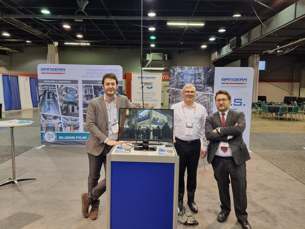 banderaontheweb's tweet photo. visit our booth and meet our Jim Dalton, Mattia Gambarotto and Carlo Pattini @
#PTXPO 2022 – Rosemont, IL, USA
29/03/2022 - 31/03/2022
#Plastics #Technology Expo 2022
#extrusion
#resins #bioresins
#polymers #biopolymers
#CircularEconomy https://t.co/FjsCeHTGko