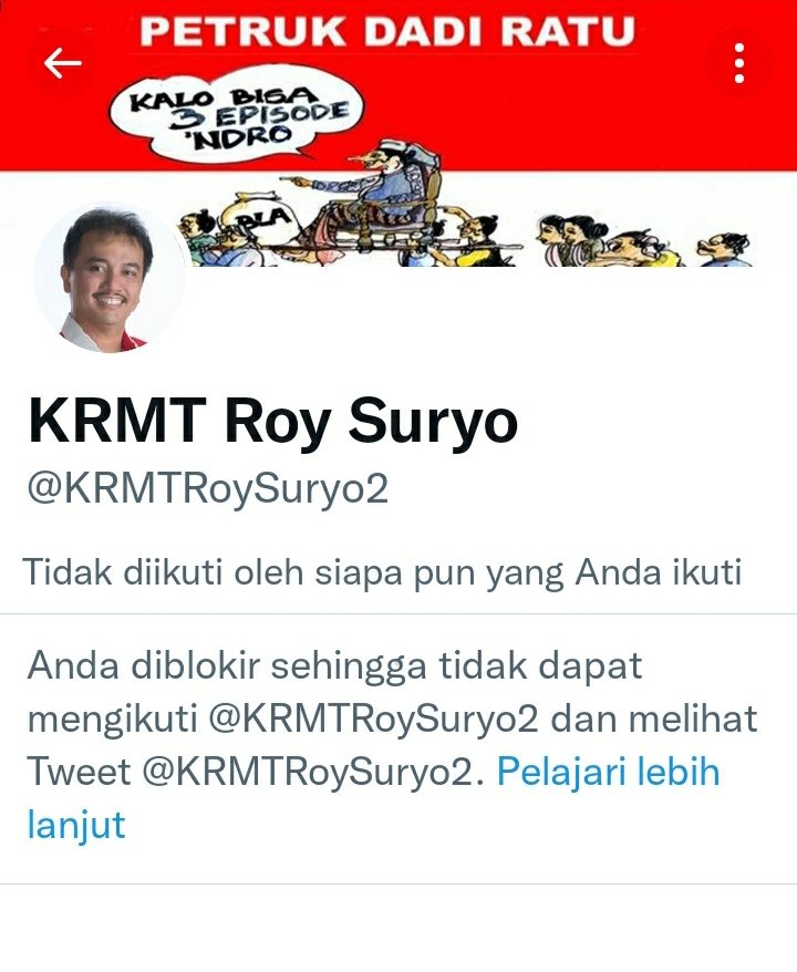 Aseem...baru komen dg kata PANCI, eh langsung diblokir‼
Ini akun msh berumur sehari..tega amat lo Sur..!!
🤣🤣🤣🙈