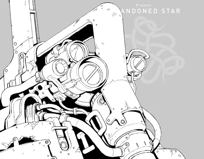 ......メカ落書き
#メカ #オリロボ #Mecha #robot 