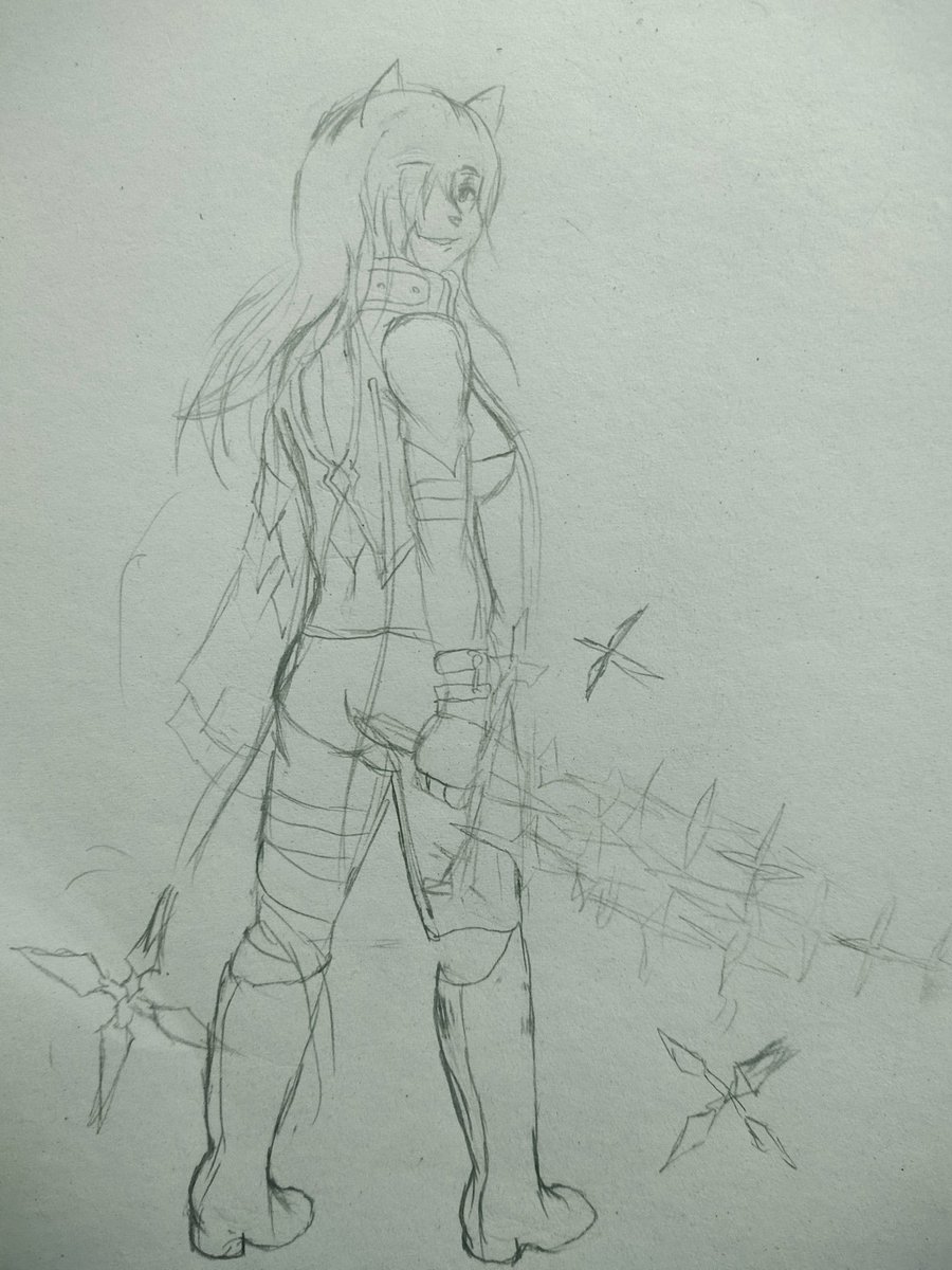 cf_salvation's tweet photo. Sketch oc misty 

I just try to make her look more dangerous than just pretty face.

#sketch #Oc #furryart https://t.co/FvSMDFb4h3