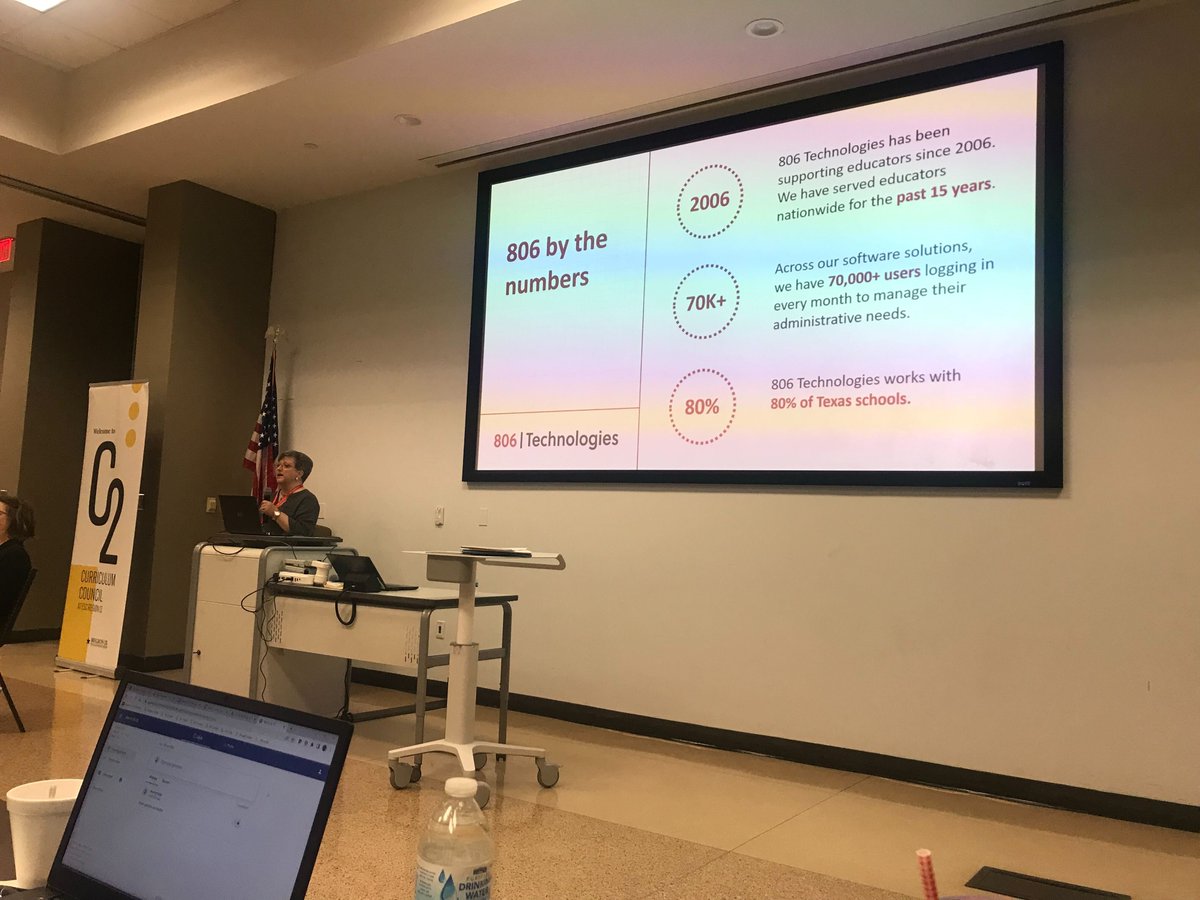 806Technologies's tweet photo. Way to go @terrie1008! We were honored to sponsor breakfast today's @region13 meeting! #esc13 #educatorlife #educationleadership https://t.co/lwsVTrCskT