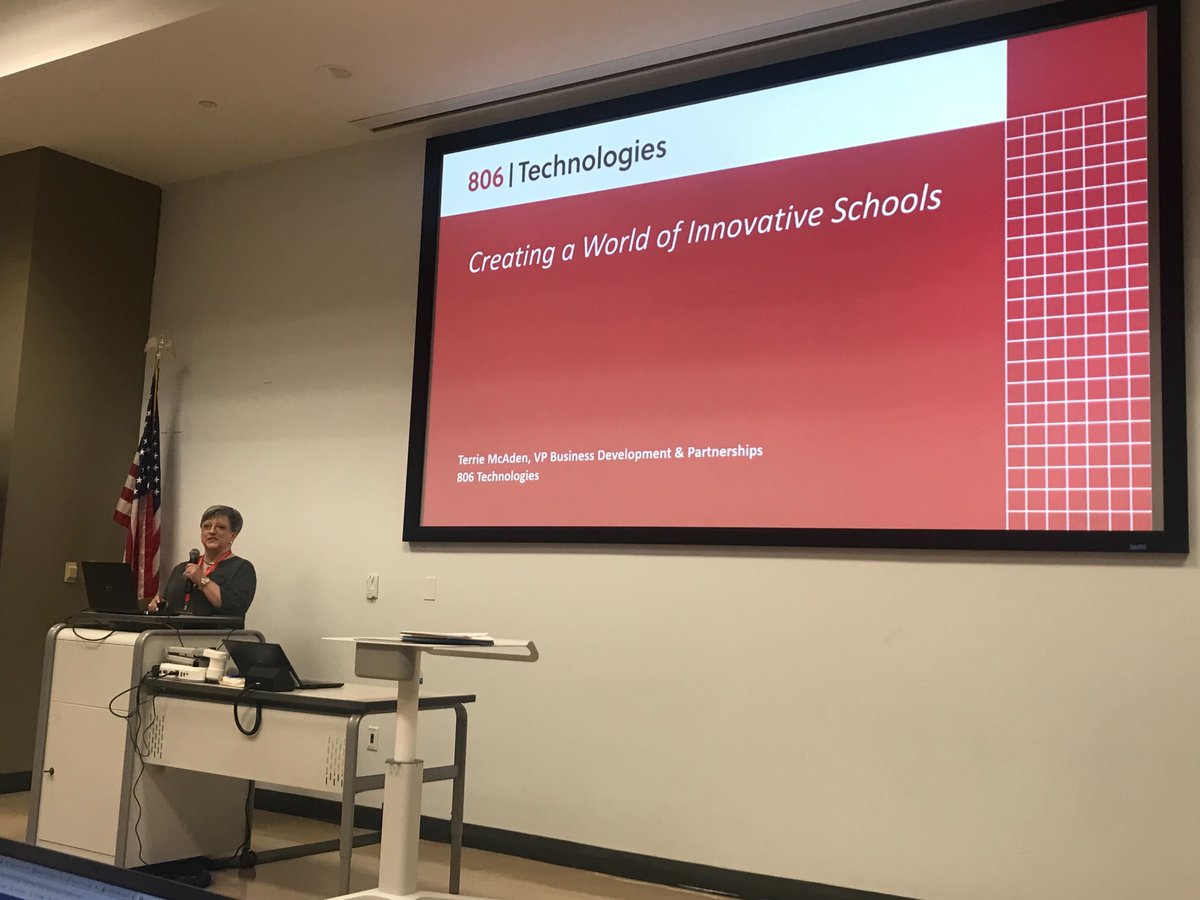 806Technologies's tweet photo. Way to go @terrie1008! We were honored to sponsor breakfast today's @region13 meeting! #esc13 #educatorlife #educationleadership https://t.co/lwsVTrCskT