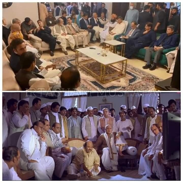 ShahabSpeaks's tweet photo. Same script, different actors! https://t.co/8cj6YKMdrj