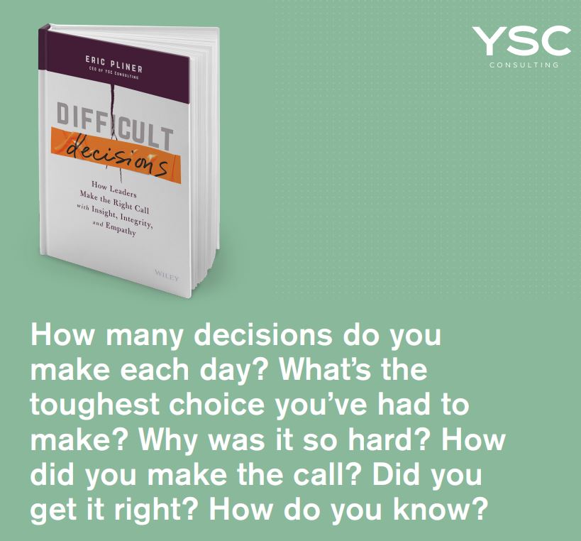 We're super excited that '#DifficultDecisions: How Leaders Make the Right Call with Insight, Integrity, and Empathy' written by our CEO <a href="/EricAPliner/">Eric Pliner</a> &amp; published by @WileyBusiness is out now!
Congratulations Eric - we can't wait for people to read it amzn.to/3LwsFJb