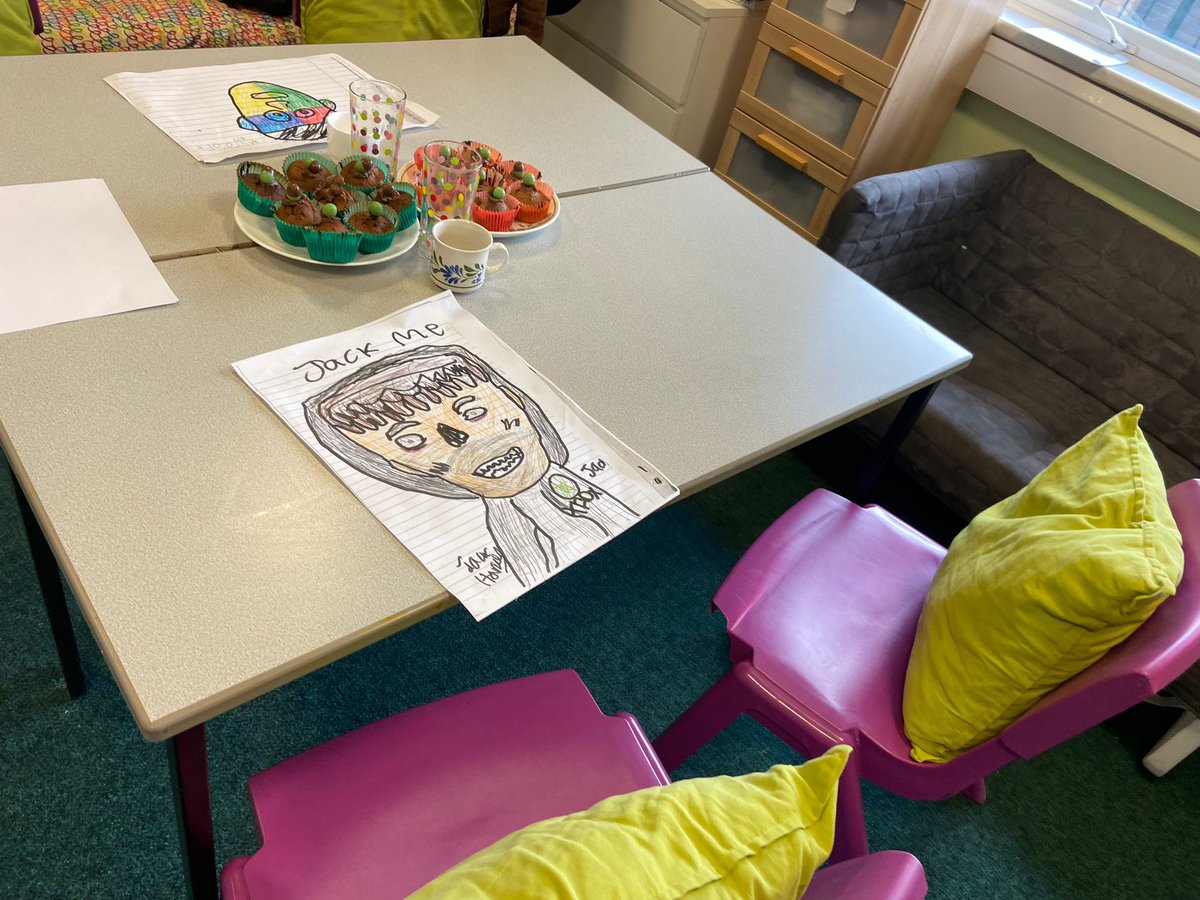 AsdBaseCHS's tweet photo. Today Jack and Wyatt had their PCP meeting where school and home takes about everything that we love about them. They also baked cakes to say thank you to their mum’s for all the support they provide. Such a lovely way to spend then morning #ASD #PCP #ASDBase #sharethelove https://t.co/338etX1CpM