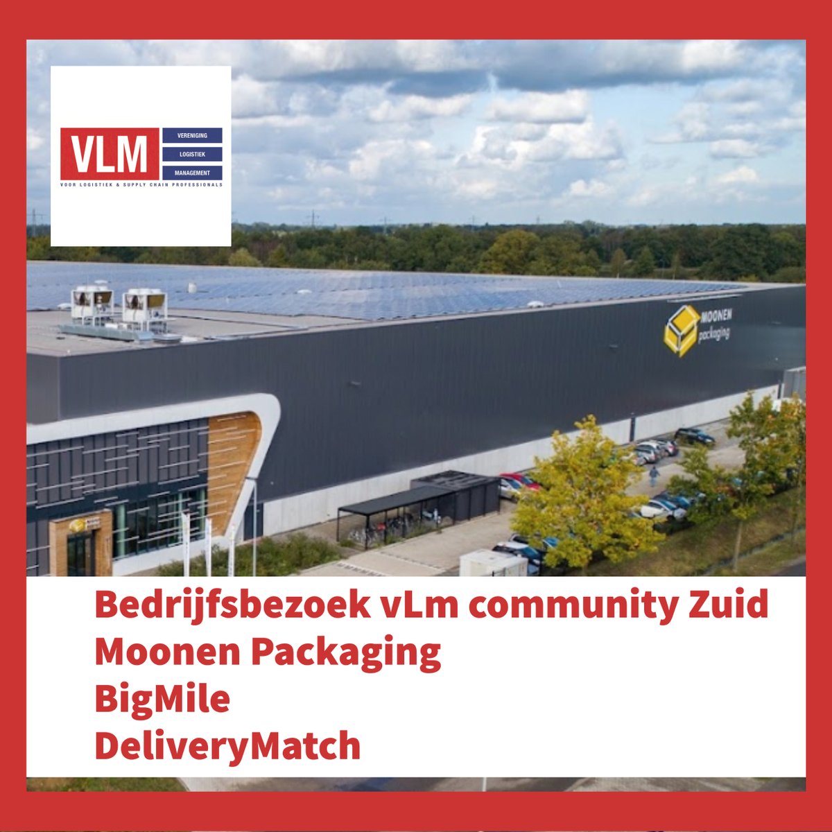 vLmNL's tweet photo. vLm Community Zuid organiseert een bedrijfsbezoek aan Moonen Packaging, BigMile en DeliveryMatch
mei 17 @ 14:30 – 18:00
Zien we je ook?

Inschrijven doe je hier: 
https://t.co/Pa8AYxAOFW

 #bedrijfsbezoeken #packaging #rsvp #inschrijven https://t.co/PiOTPu3Z04