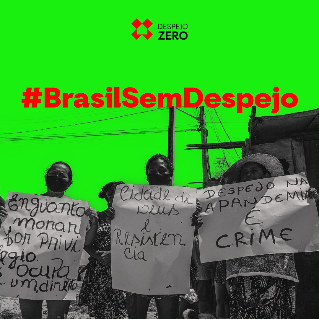 JuditteSantos's tweet photo. Queremos que o STF prorrogue a decisão que suspendeu os despejos e remoções forçadas. O país está em crise! #BrasilSemDespejo #despejozero #MSTporDespejoZero @MST_Oficial @STF_oficial https://t.co/EDjcGXTsV3