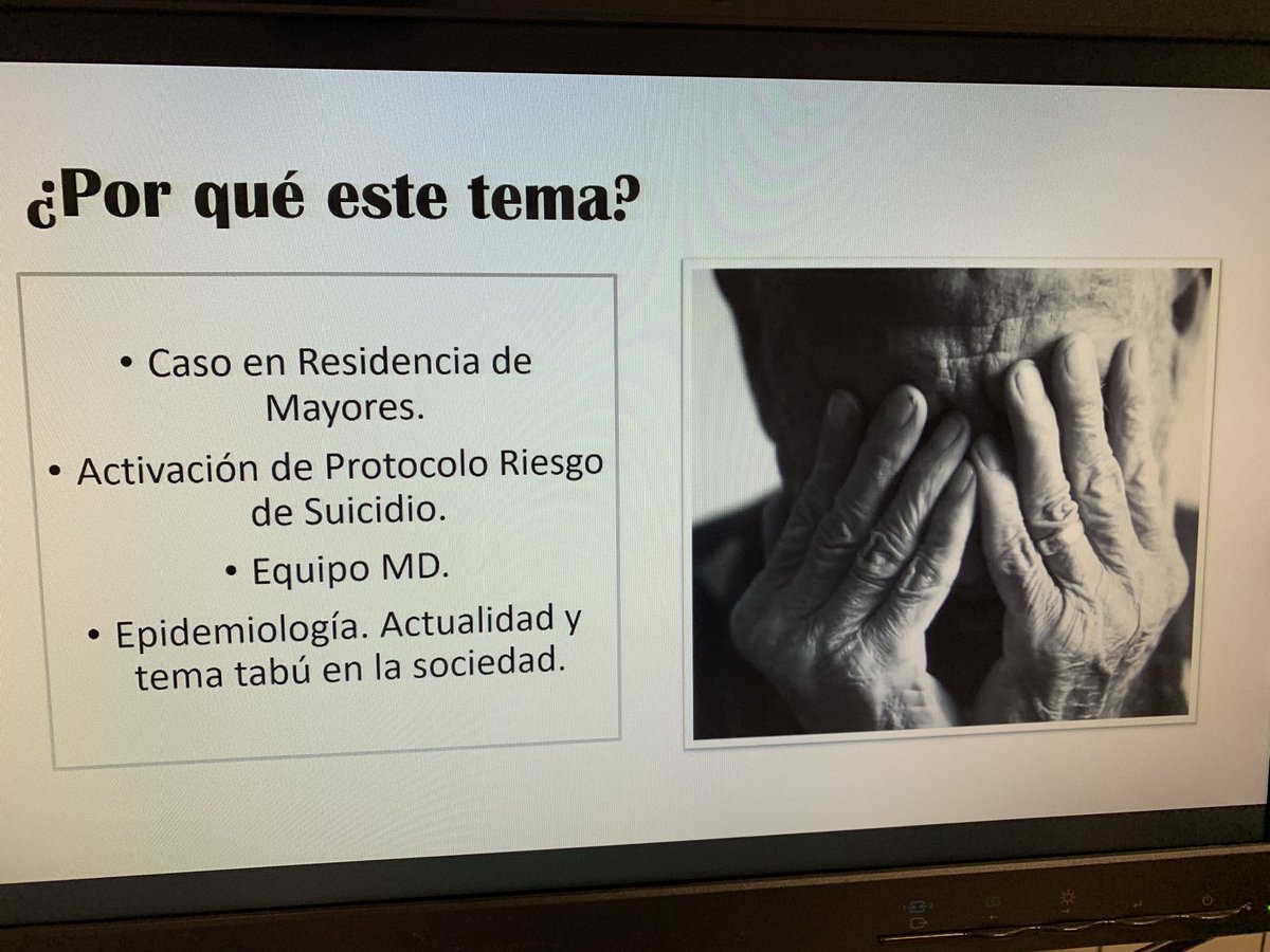 NuriaDeArgila's tweet photo. Hoy Mónica #EIRGeriatría del #HospitalRamonyCajal ha impartido una espectacular sesión sobre el #suicidio en #personasmayores las #5UDM de #Madrid conectadas seguimos todos los miércoles.
👇🏼 https://t.co/5aDw5XznHu