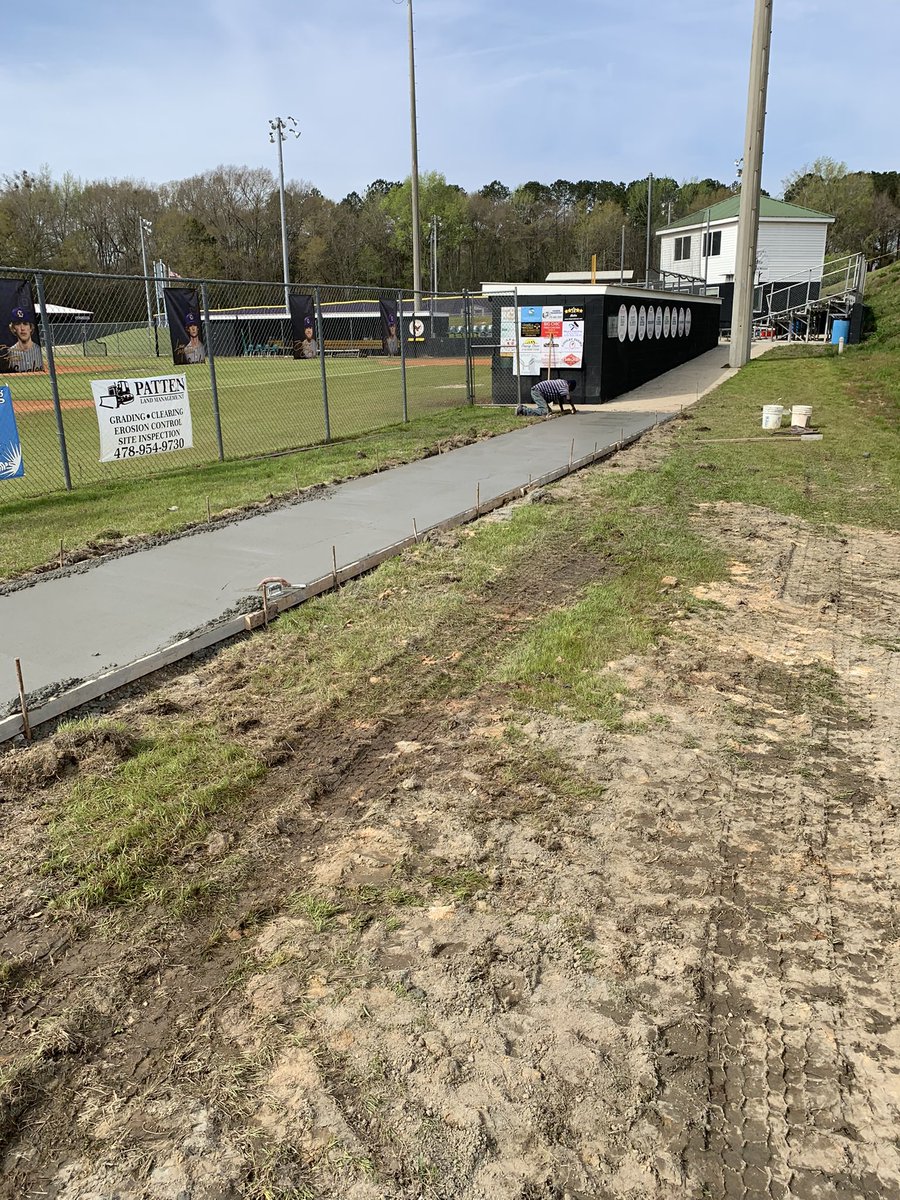SuperB_Lowe's tweet photo. Progress at the baseball field #CCEaglesSOAR https://t.co/PZFg1g1376