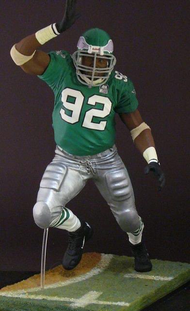 RVA_Bobbles's tweet photo. With the @Eagles announcing the return of the Kelly green unis here’s a look at a few customs I’ve done! @MichaelVick @unimockups @UniWatch @NFL_Journal @MikeQuickSix #theminsterofdefense #theultimateweapon #Eagles https://t.co/7kgSw7dwws