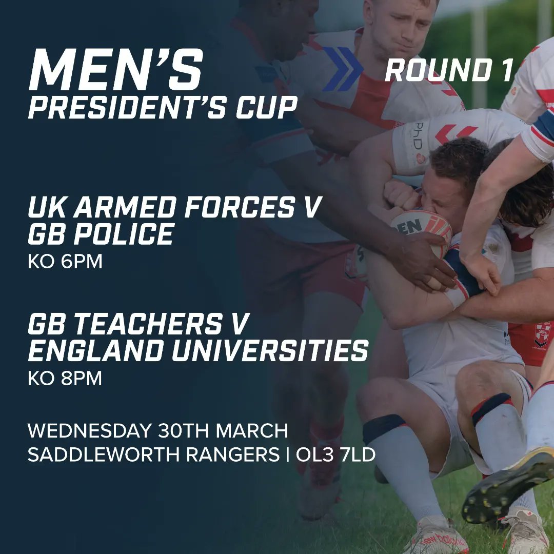 SaddRangers's tweet photo. Two hours to kick off in the first game @GBpoliceRL v @ukafrugbyleague the rain is holding off, although that stand is looking inviting. #presidentscup @TheRFL https://t.co/osH74Zna7m