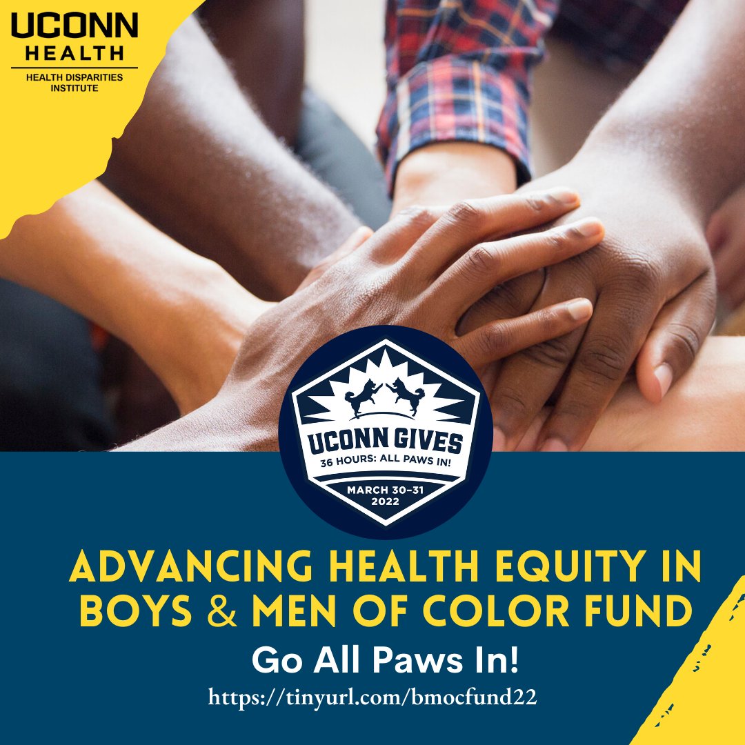 #UConnGives is an opportunity to support the areas of UConn that matters most to you!
Your gift, today, will make a difference! 
givingday.uconn.edu/o/university-o…

#BMOCFund #HealthEquity #MensHealth #BMOCAlliance #Thanks