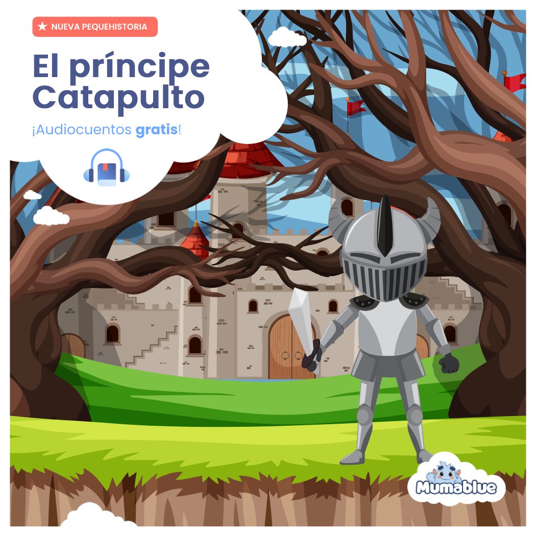 ¡Ya está aquí la 5ª Temporada de Pequehistorias! No os perdáis
El príncipe Catapulto, historia que confronta la #IgualdadDeGenero con los roles de los cuentos clásicos. ¡Para morirse de risa! mumablue.com/blog/pequehist… #audicuentos #cuentosinfantiles #podcast #gratis #humor #niños