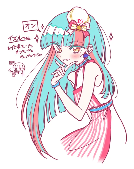 アイプラマイキャラちゃんの落書き・・・ 
