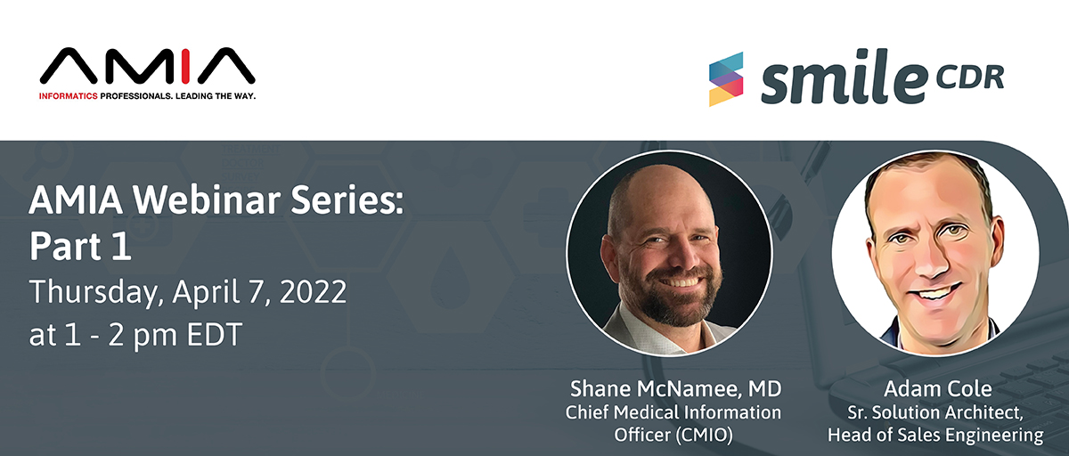 smilecdr's tweet photo. Learn about the critical importance of open data, knowledge and process standards to accelerate and stabilize interoperability initiatives. Save your spot! @AMIAinformatics #ChooseOpenStandards #BetterGlobalHealth https://t.co/BAsTtGeet8 https://t.co/fveSIc3VNn