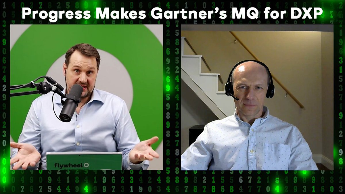 StephenMedve's tweet photo. @ProgressSW makes the @Gartner_inc MQ for #DxP  2022. 
@ssokolov67 gives us some insight into how @ProgressSW is working hard to meet customer DX needs.

https://t.co/z8xlAqZ1OD https://t.co/Dp9Dm3Rm2h