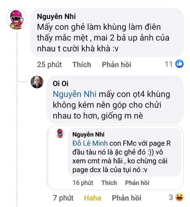 dtkx_0805's tweet photo. Tính cos ọt fò giả nai ngây thơ nhưng sự ngu dốt và trình tự bóp đít mình của Nhi đã không cho phép🤡🤡🤡🤡🤡🤡🤡🤡🤡🤡🤡🤡🤡 https://t.co/kNVOOPHoTi