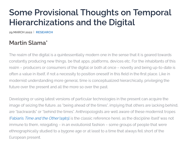 Digital Ethnography Initiative tweet media