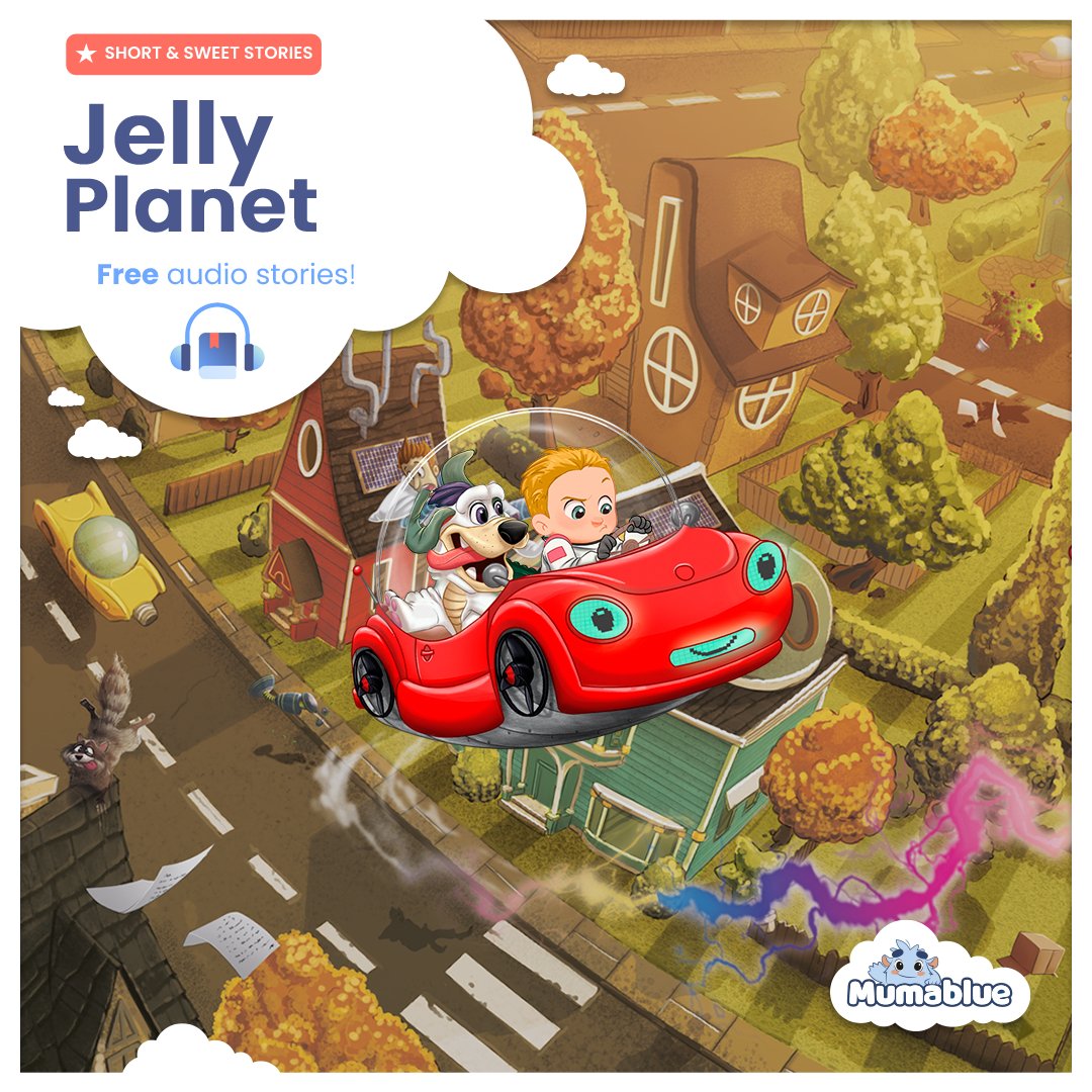 We are launching the 2nd Season of Short &amp; Sweet Stories! Don't miss the first episode, "Jelly Planet", the story of aliens who have stolen Earth's gravity. mumablue.com/blog/free-audi… #freestories #storiesforkids #audiostories #aliens #free #podcast #storiesforchildren