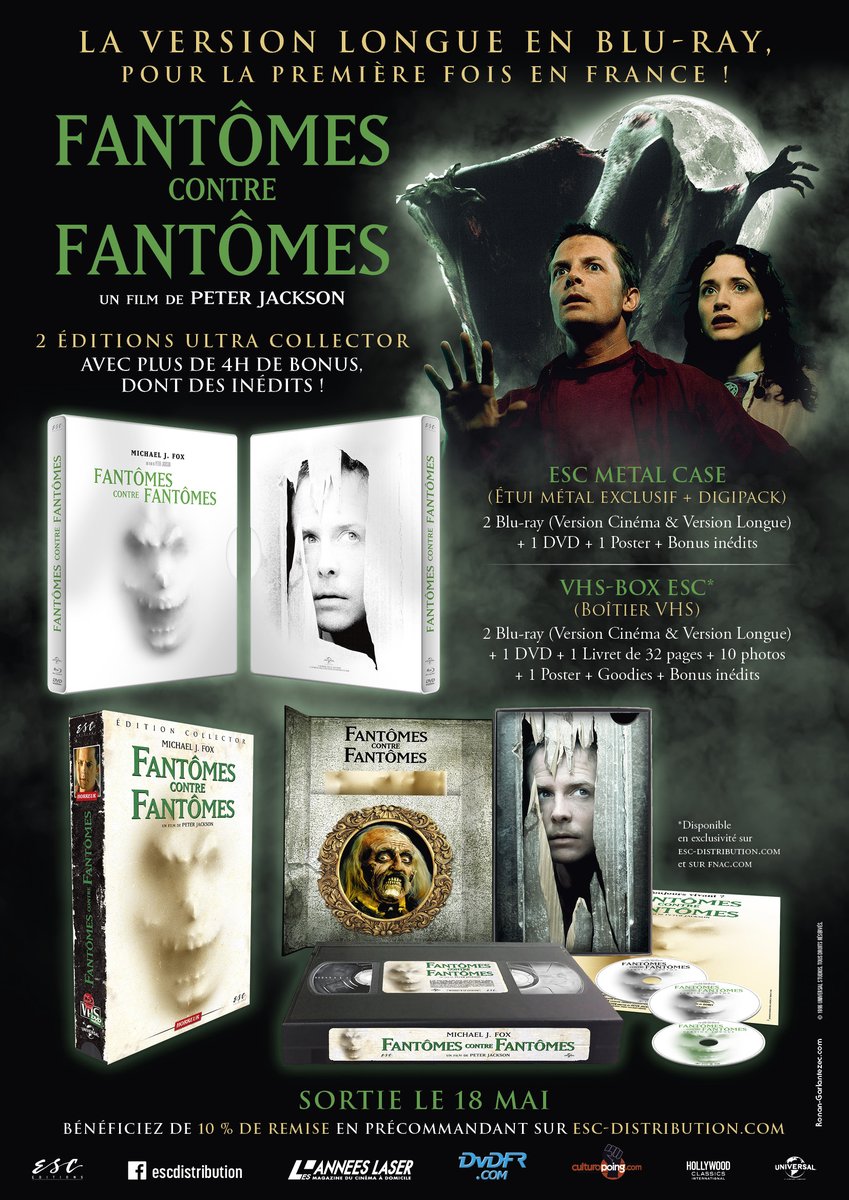 ESC_Films_'s tweet photo. La Team 💪
👻 FANTÔMES CONTRE FANTÔMES" EN :
👇 VHS-BOX ESC "
https://t.co/j6EVo5yd6n
👇 "ESC METAL CASE"
https://t.co/m4lTp1fdiM
⚠️REMISE PRÉCO ESC 10%
À très vite !
#FantomescontreFantomes #TheFrighteners #PeterJackson #VhsboxESC #vhs https://t.co/4Sf8oM71tD