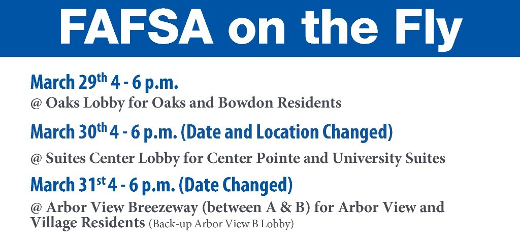 FinancialAidUWG's tweet photo. ⚠️Location and date change! Today, join us in the Suites Center Lobby! Stop by for FAFSA completion assistance! See you soon!

#UWG
#FAFSA https://t.co/bpmiJawHV6