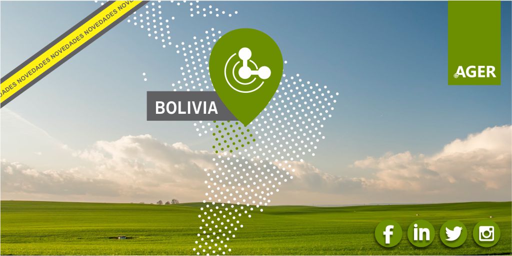 AgerAgro's tweet photo. #Bolivia 🇧🇴 #SinExAGERar Estamos cerca de desembarcar en este mercado tan interesante para los agronegocios. #QuedateAhí. Estaremos con novedades pronto https://t.co/Vq9k1J37eB