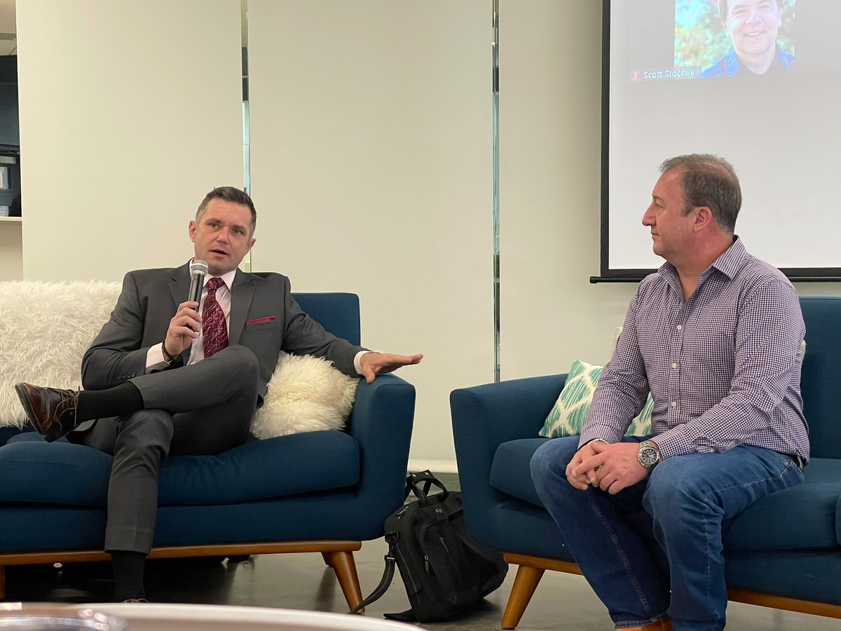 Daniel McKee on the #1MC stage presenting about StratFit! 🏋️ Lots of good questions from the room today.

How #1MCKC can help: give feedback &amp; connect if there’s any way you can help!

Comment if you tuned in today &amp; bring a friend to PlexPod Westport Commons next Wed :)