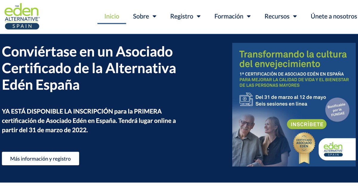 JosefaRosUCM's tweet photo. ¡No me puedo creer que mañana vayamos a empezar con el primer curso de formación de La @AlternativaEden España! 
Hace unos 5 años conocía esta iniciativa al llegar a EEUU. Entonces, imaginaba el camino que quedaba por recorrer para importarla a nuestro país. 
¡Y aquí estamos! 💚 https://t.co/Ip5bjY84Tn