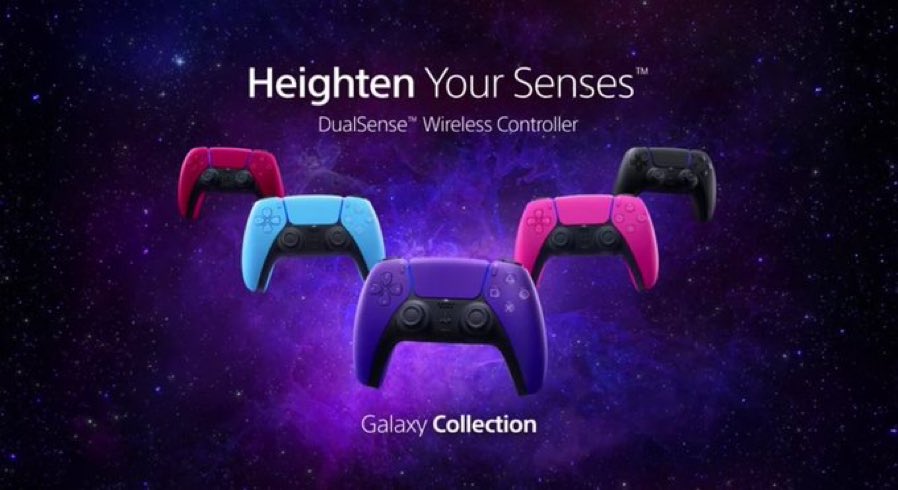 PlayStation has pretty colours for their controllers. https://t.co/Xb6Nmqaf1E