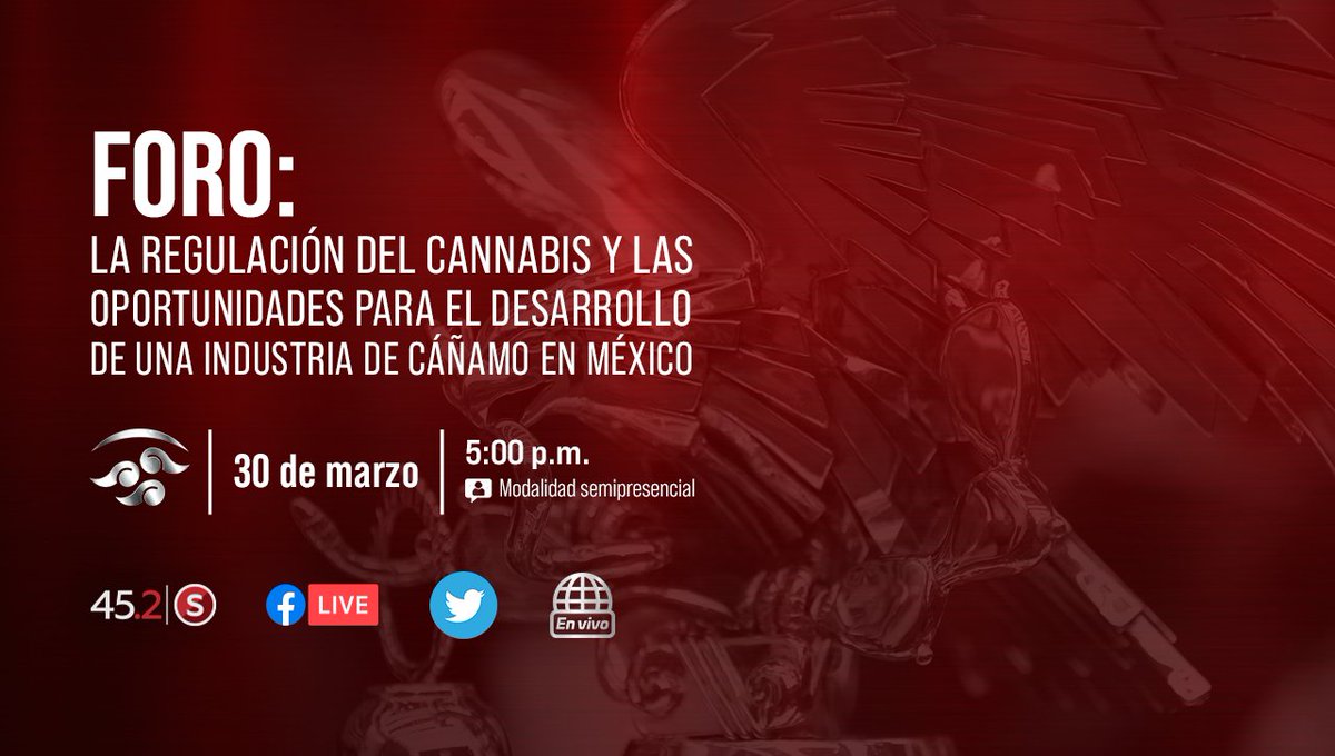 📌¿Cómo va la regulación del #cannabis y el cáñamo industrial? 👉¡Sigue este foro #EnVivo!

45.2 Tv abierta, App goo.gl/Y43yey, canaldelcongreso.gob.mx y redes sociales